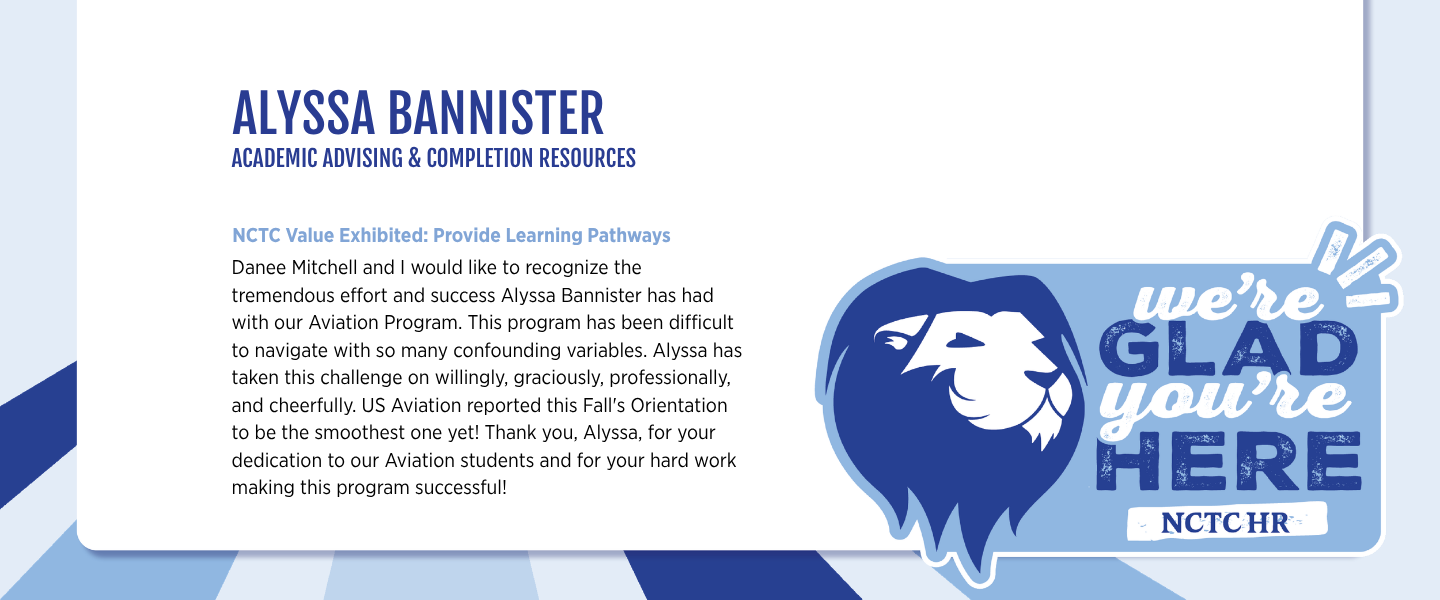 Alyssa Bannister Kudos September 2026
